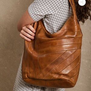 Neuflora Bordeaux Leather Shoulder Bag